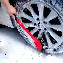 MAXSHINE SOFT GRIP WHEEL&TIRE BRUSH LONG Black - Tīrīšanas birste riteņiem un arkam5.webp