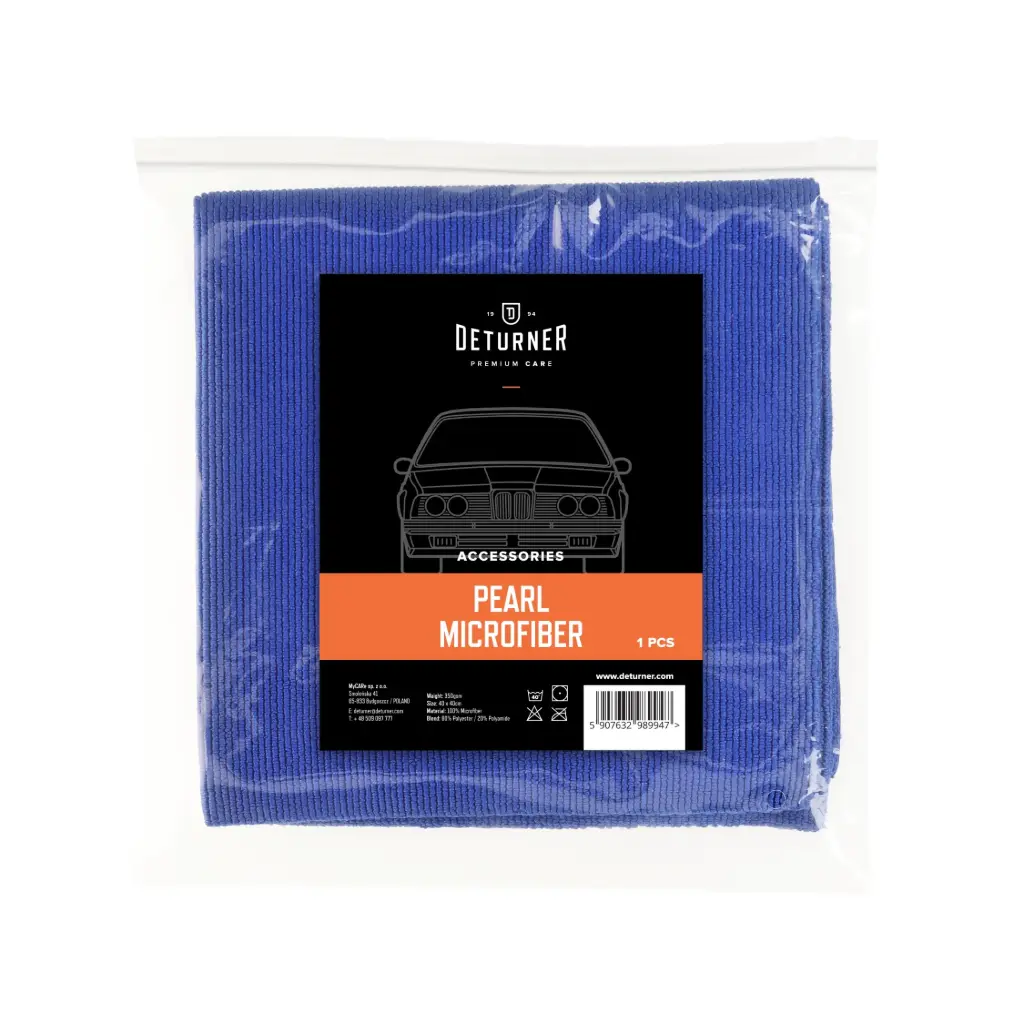 DETURNER PEARL MICROFIBER 40x40cm Mikrošķiedras lupatiņa