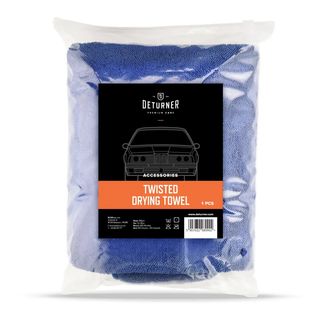 DETURNER TWISTED DRYING TOWEL 70x90cm Dvielis žāvēšanai
