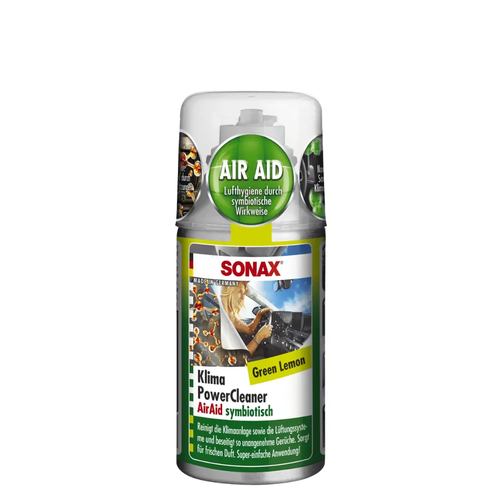 SONAX CAR A/C CLEANER GREEN LEMON 100ml