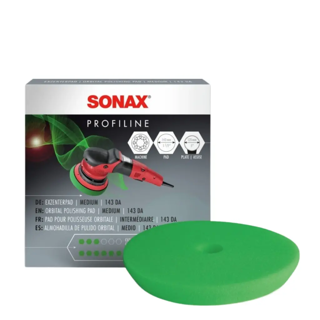 SONAX POLISHING PAD DA MEDIUM CUT GREEN 125mm