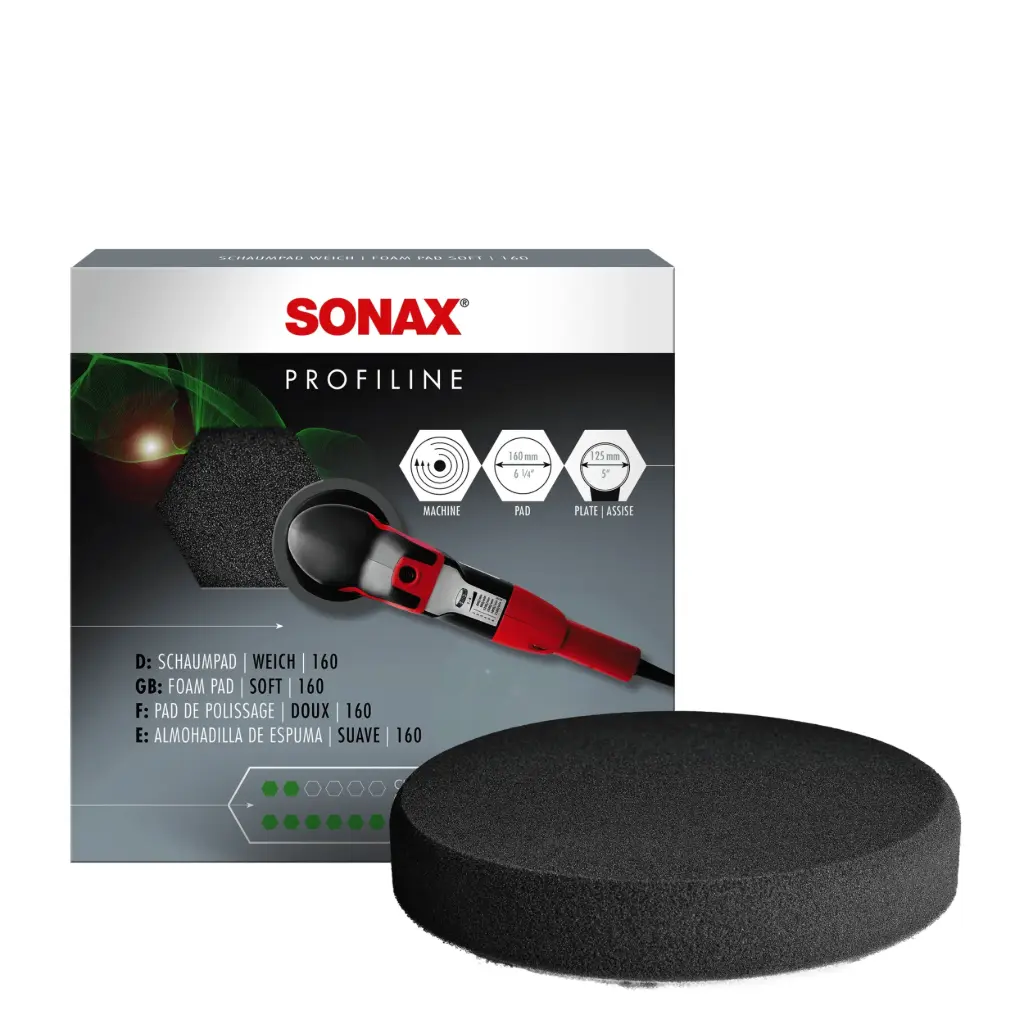 SONAX POLISHING PAD ROTARY FINISHING GREY 150mm Pulēšanas ripa