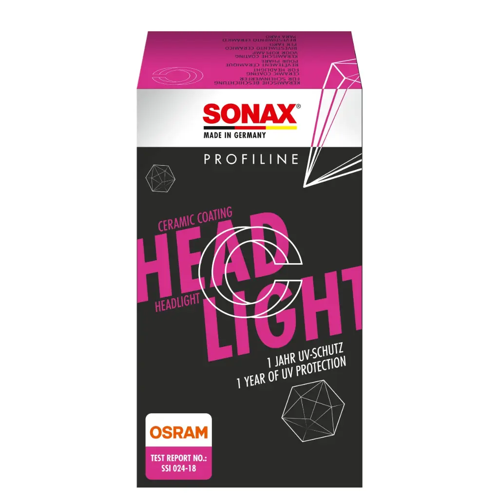 SONAX PROFILINE HEADLIGHT COATING 50ml Lukturu nano aizsargpārklājums