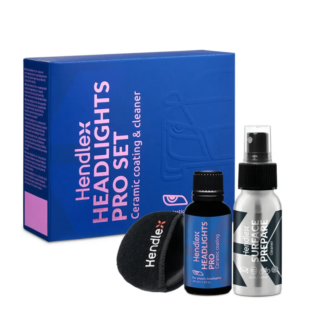 HENDLEX HEADLIGHT SET PRO 50ml Lukturu nano aizsargpārklājums