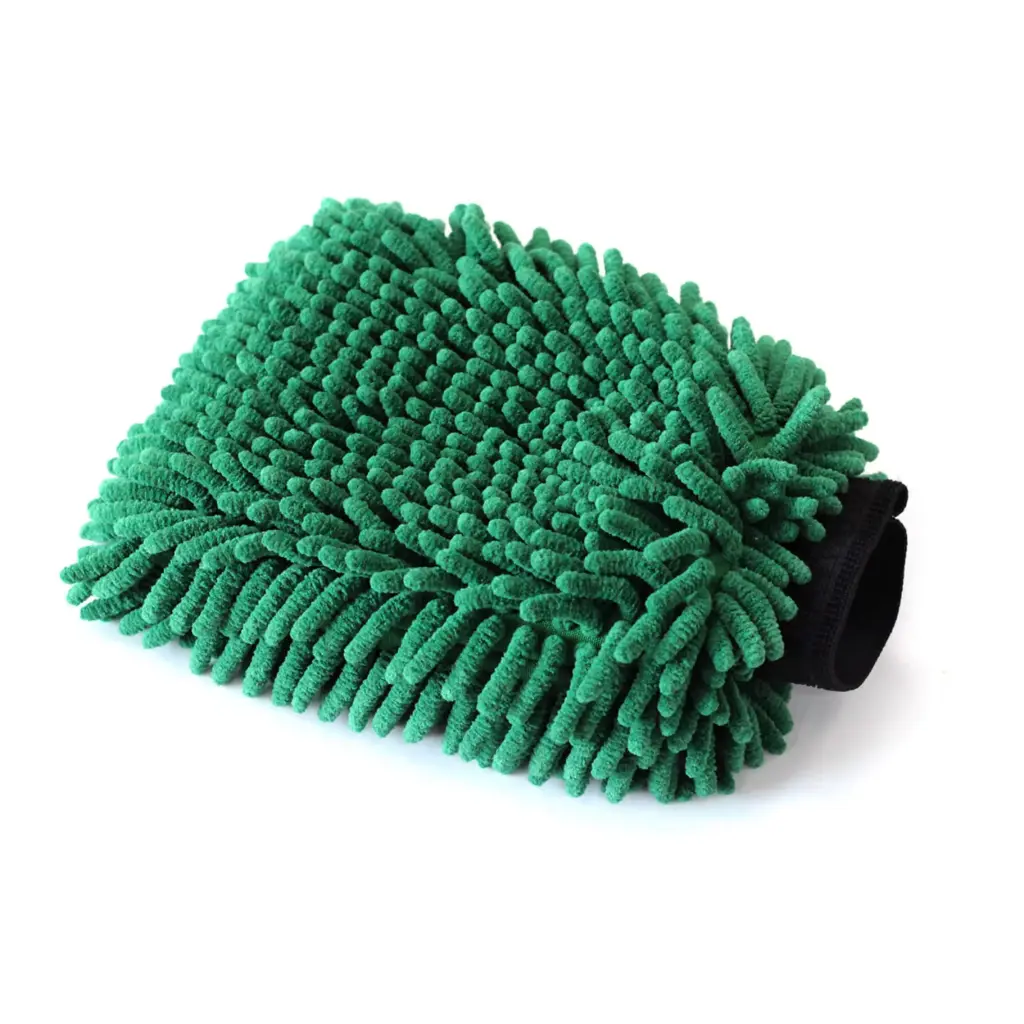 MAXSHINE CHENILLE WASH MITT GREEN