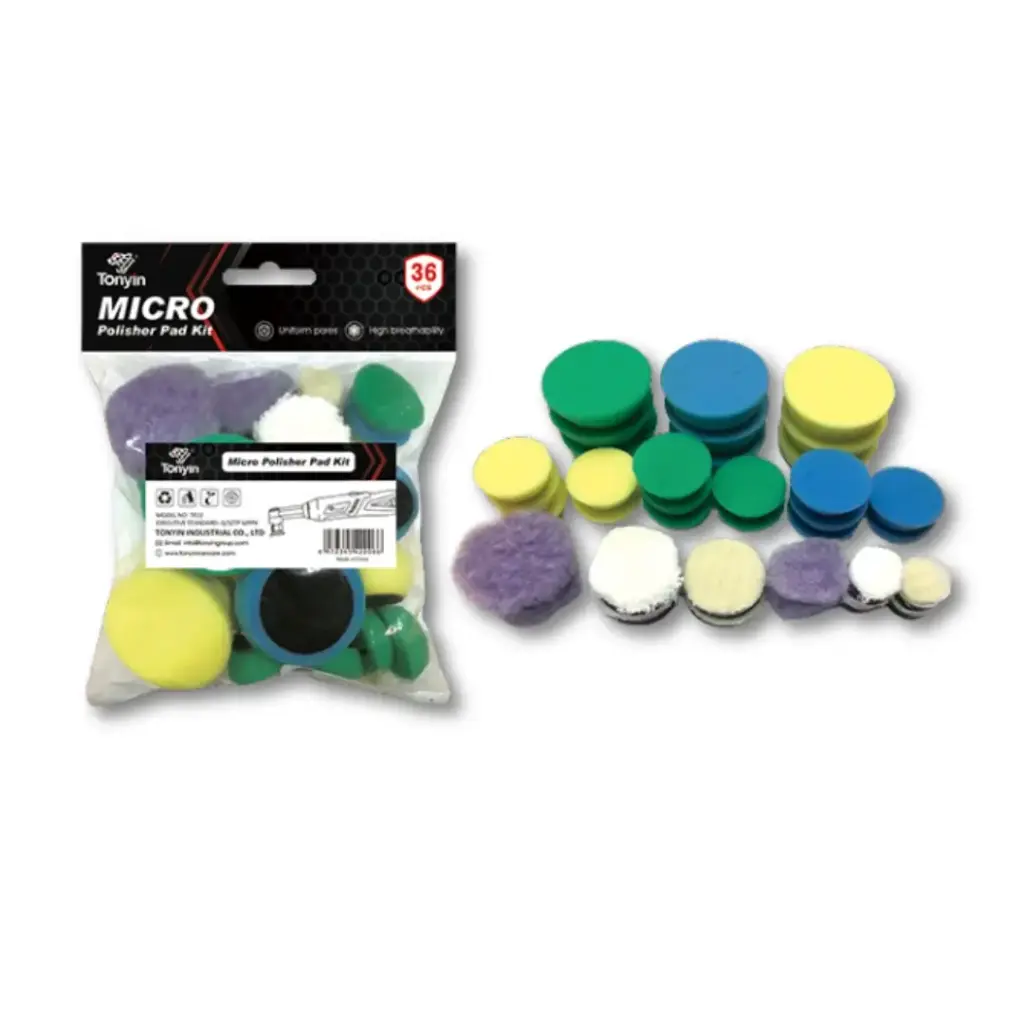 TONYIN NANO POLISHER PADS SET Pulēšanas ripa
