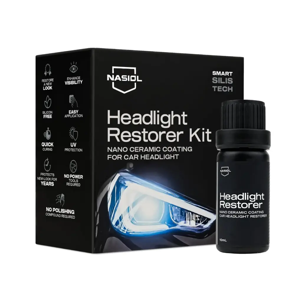 NASIOL HEADLIGHT RESTORER KIT 10ml Lukturu atjaunošanas komplekts