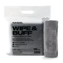 NASIOL WIPE&BUFF 320gsm 40x40cm 10gab. Mikrošķiedras lupatiņa
