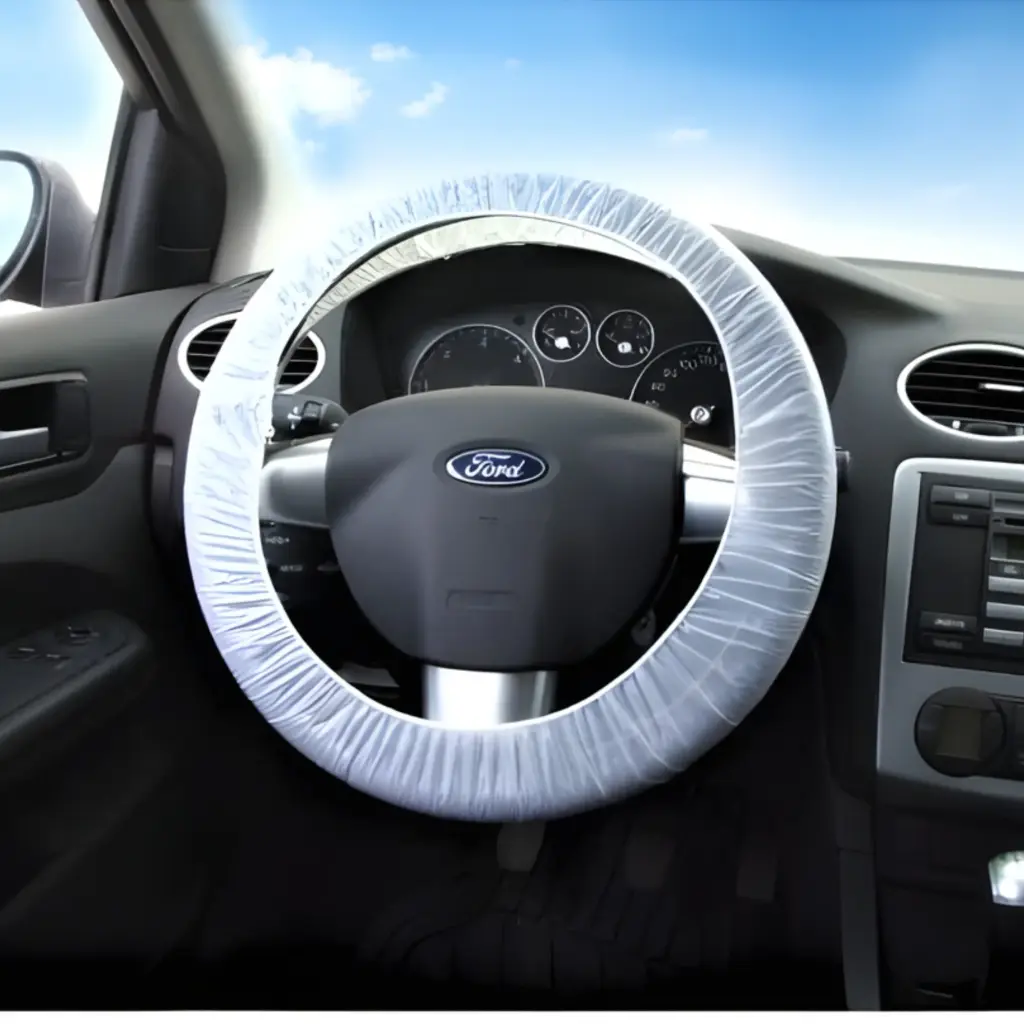 DM SINGLE USE STEARING WHEEL COVERS 1pcs
