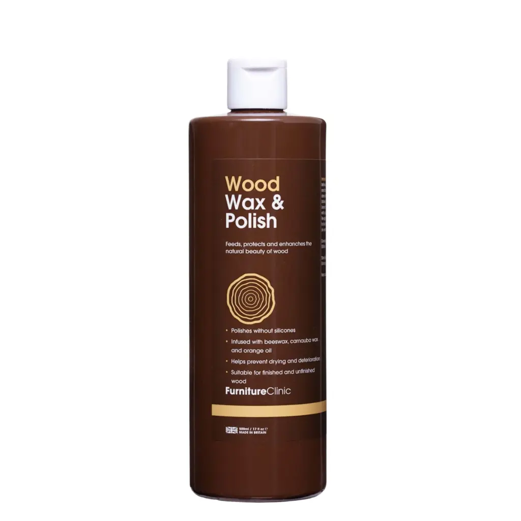 FURNITURE CLINIC WOOD WAX & POLISH 500ml Vasks kokam