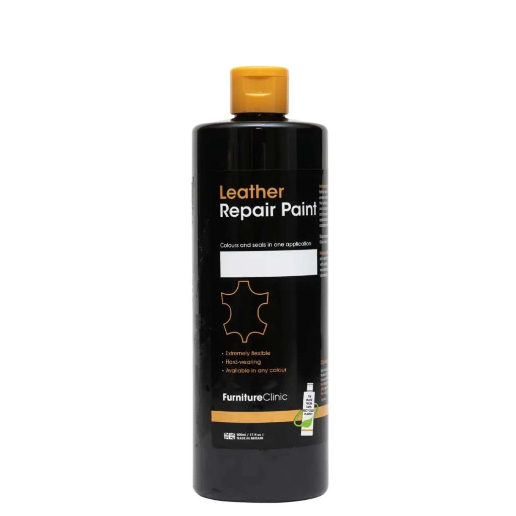 FURNITURE CLINIC LEATHER REPAIR PAINT (black) 500ml Ādas restaurācijas krāsa
