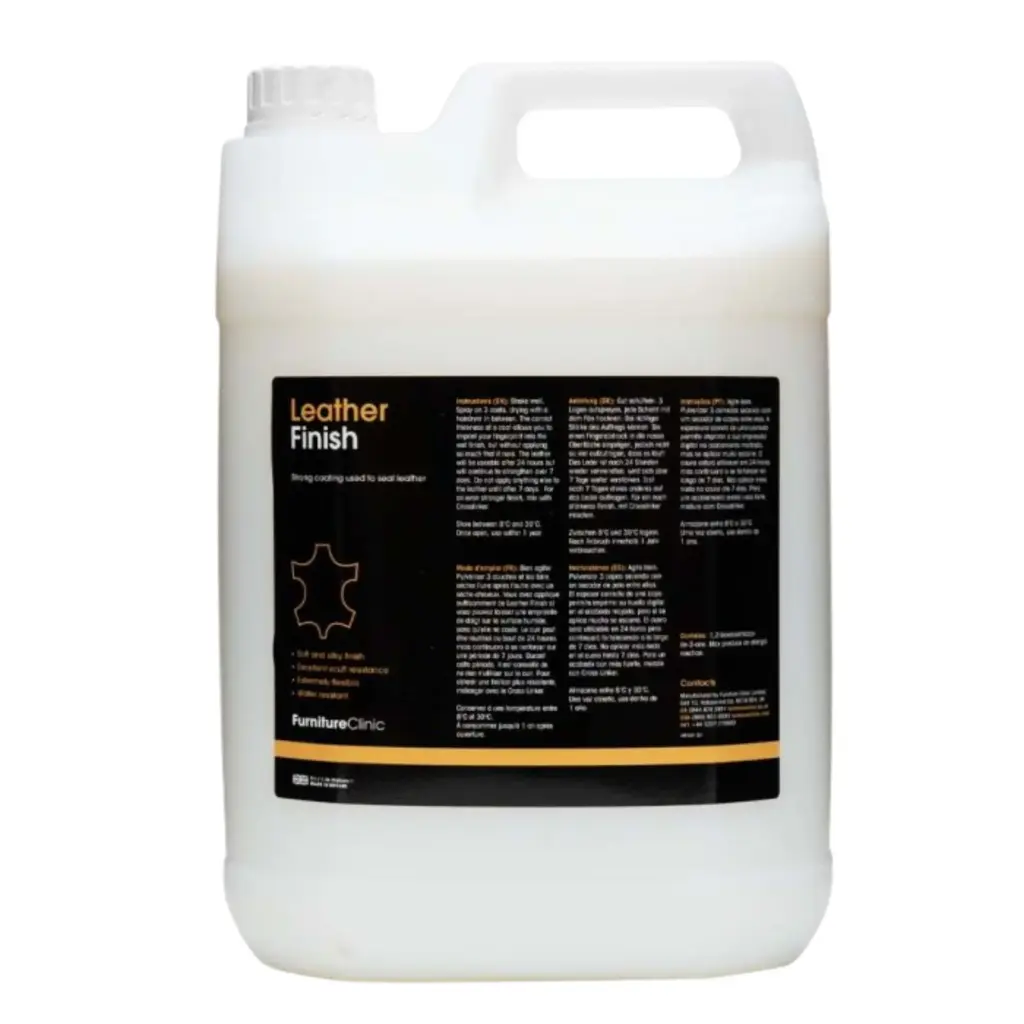 FURNITURE CLINIC LEATHER FINISH (satīna) 5L Ādas laka