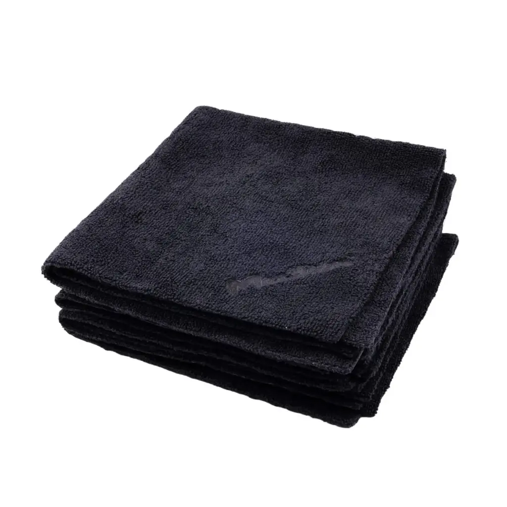 MAXSHINE ALL PURPOSE EDGELESS BLACK 330GSM 40x40cm 5gab. Mikrošķiedras lupatiņa