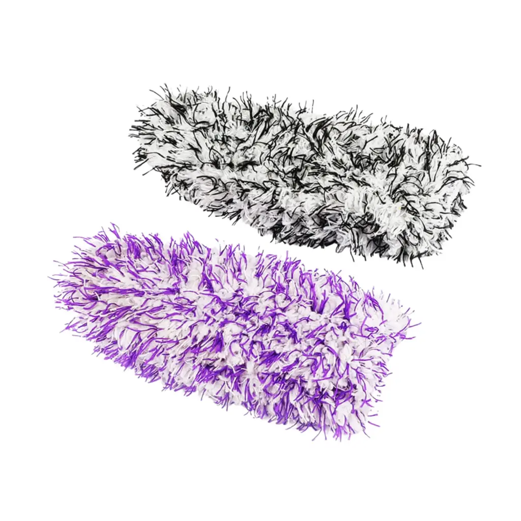 MAXSHINE FLAT MICROFIBER WHEEL BRUSH Covers Big 2gab Disku tīrīšanas birstes uzlikas