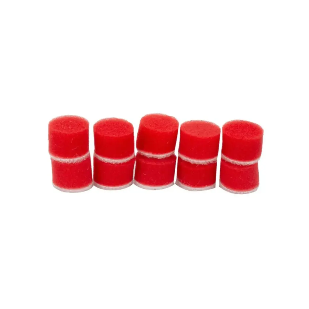 MAXSHINE MINI RED FINISHING PAD 10gab. Porolona pulēšanas ripu komplekts