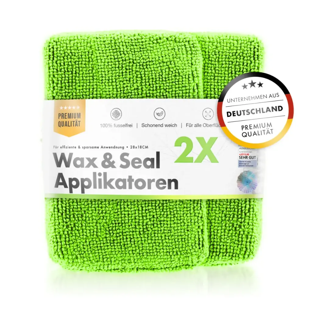 CHEMICALWORKZ MICROFIBER WAX/SEALANT APPLICATOR GREEN 2pcs 