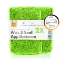CHEMICALWORKZ MICROFIBER WAX/SEALANT APPLICATOR GREEN 2pcs 