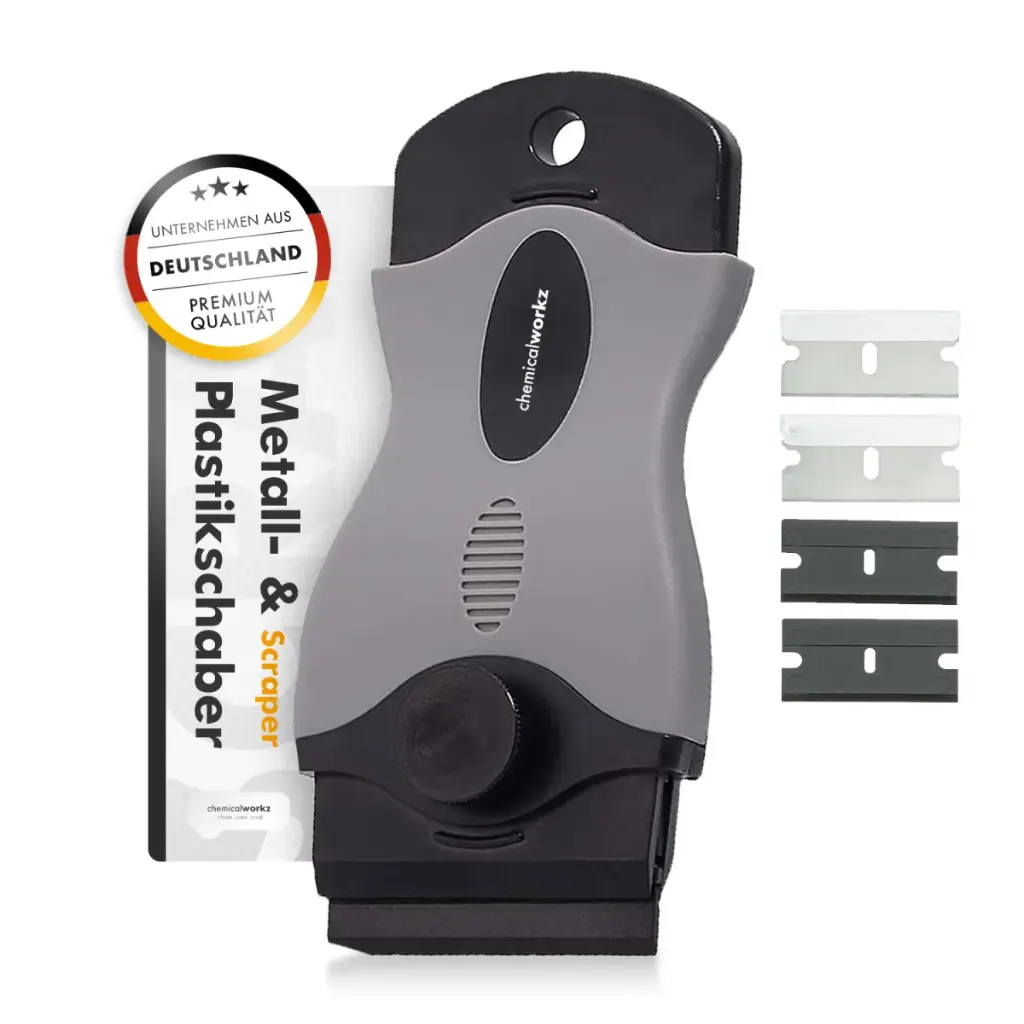 CHEMICALWORKZ SCRAPER SET METAL & PLASTIC BLADES