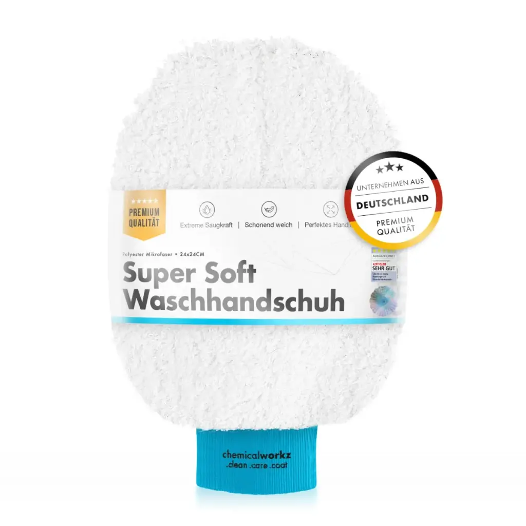 CHEMICALWORKZ WASH MITT SUPERSOFT Mikrošķiedras mazgāšanas cimds