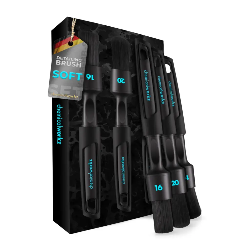 CHEMICALWORKZ BLACK BOAR DETAILING BRUSH SET Otu komplekts