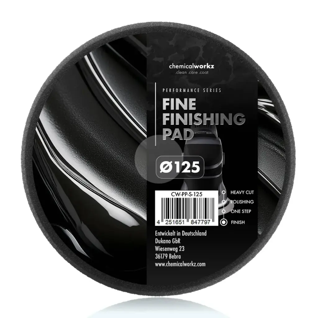 CHEMICALWORKZ FINE FINISHING PERFORMANCE PAD 125mm
