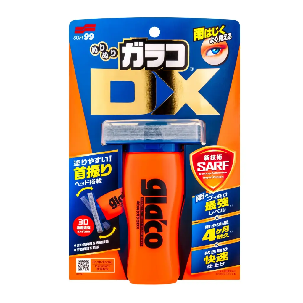 SOFT99 GLACO DX 110ml Anti Lietus, Stiklu Aizsārglīdzeklis
