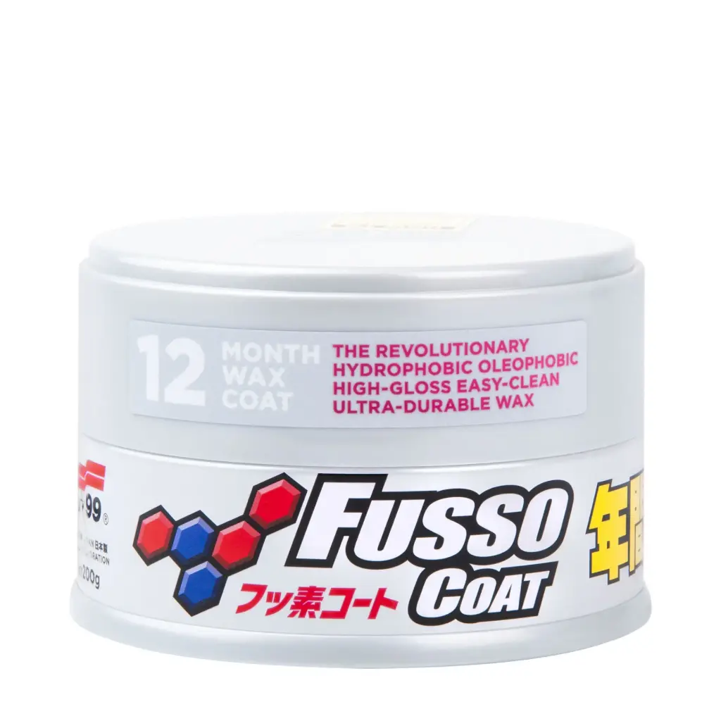 SOFT99 FUSSO COAT 12 MONTHS WAX LIGHT 200g Sintetiskais aizsārgvasks