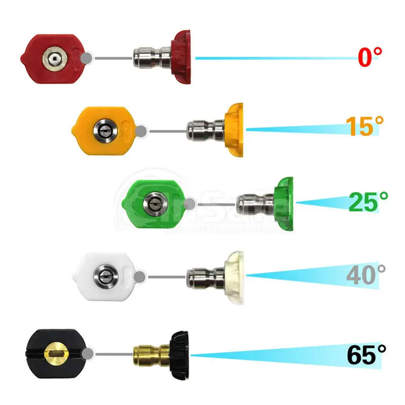 MAXSHINE PRESSURE WASHER NOZZLES SET QUICK COUPLING Sprauslas