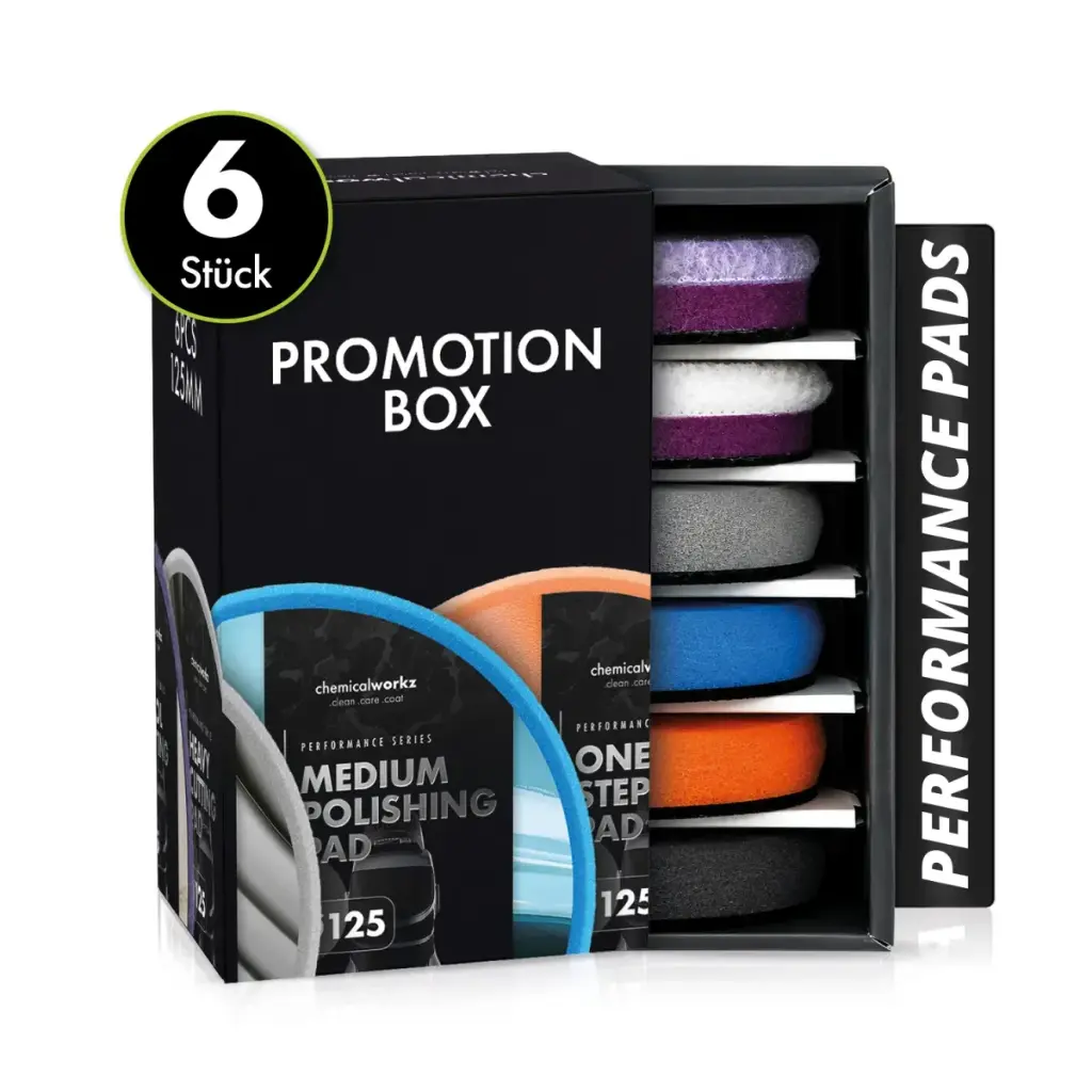 CHEMICALWORKZ PERFORMANCE PADS PROMOTION BOX 6pcs 125mm
