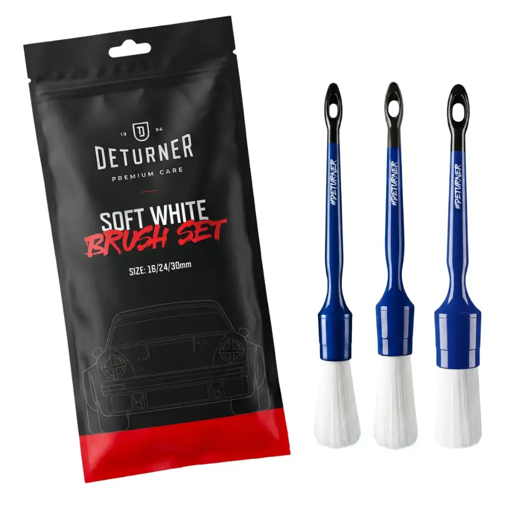 DETURNER SOFT WHITE BRUSH SET 16/24/30mm