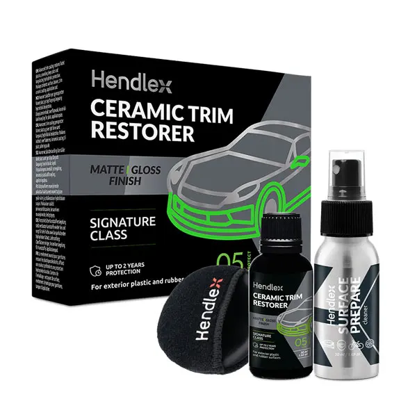 HENDLEX TRIM RESTORER CERAMIC COATING SET 30ml Plastmasas aizsargpārklājums